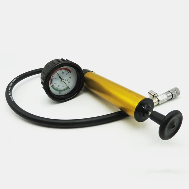 Detector de fugas de tanque de agua, Dial a prueba de golpes, medidor de presión de coche, probador de sistema de refrigeración, bomba de presión de radiador