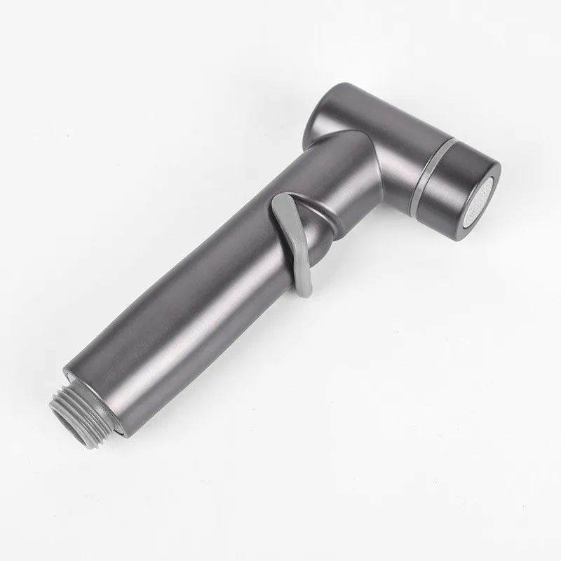 New Non Press Faucet For Cleaning Women's Washbasins Toilet Booster Flushers  ABS Electroplated Round Nozzles E2