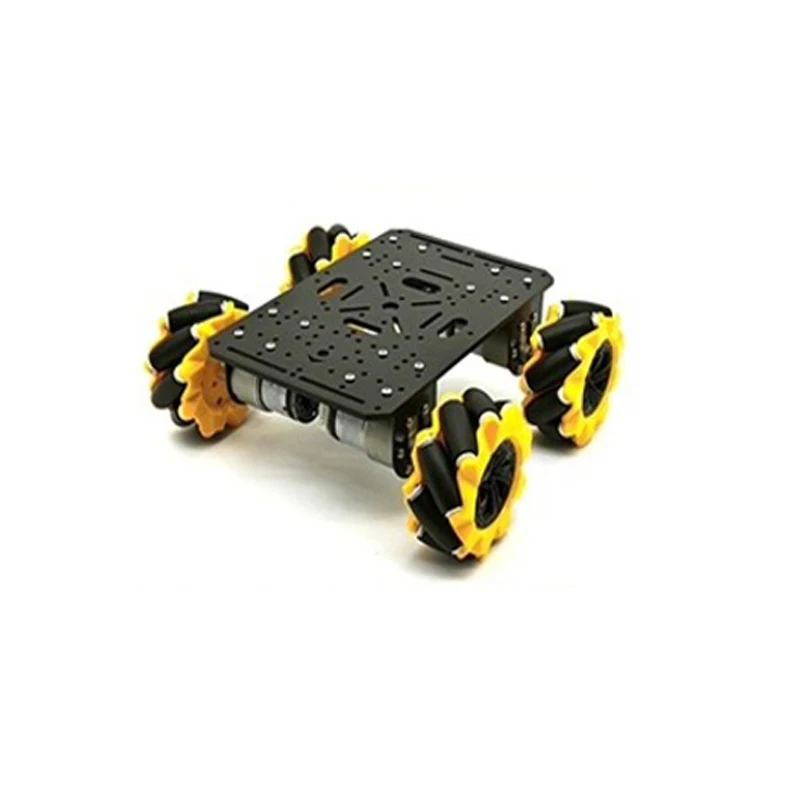 4WD Robot Car Chassis with TT Motor 520 or 37 Motor Mecanum Wheel For Arduino Raspberry Pi Programmble Robot Learning DIY Kit