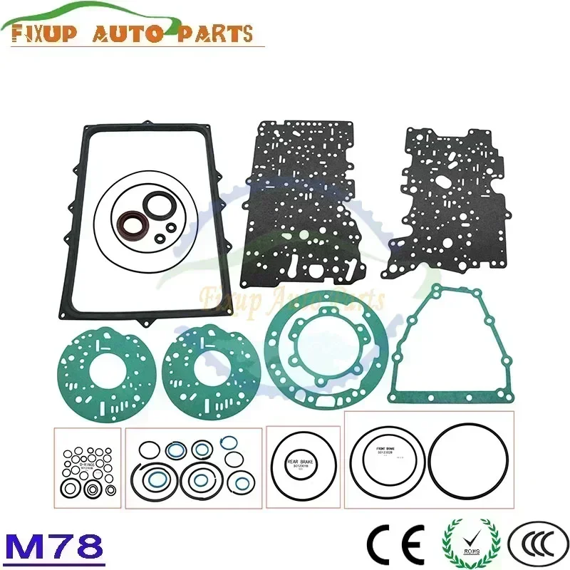 

BTR M78 Automatic Transmission Repairt Kit Gasket Sealing Ring Rear&Front Brake O-Ring For Ssangyong 6 Speed Clutch Rebuild Kit