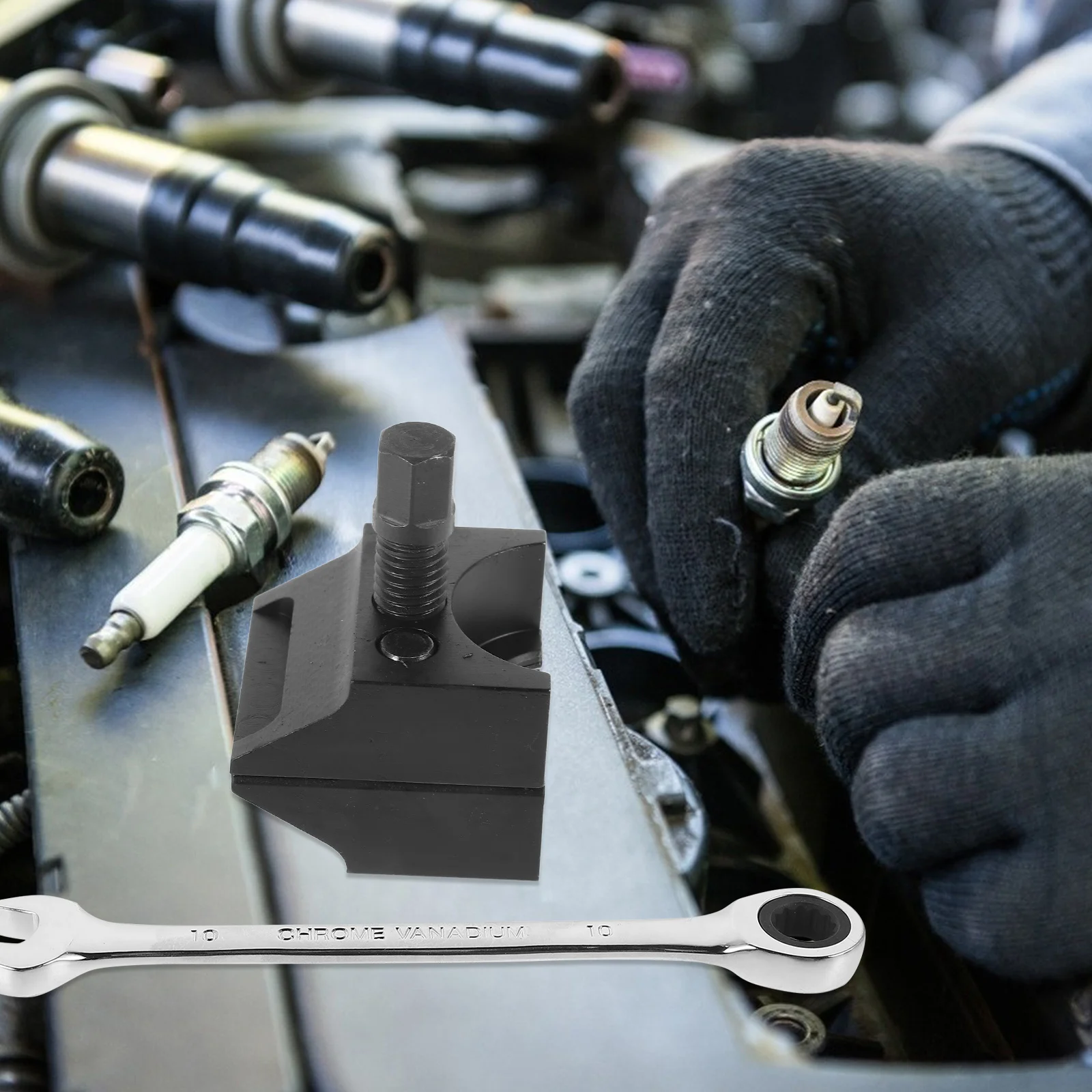 

Double Ended Strut Splitter Tool Universal Suspension Accessory Durable Construction Hub Splitter Tool Universal Strut Spreader