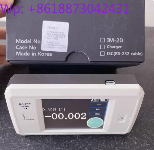 New electronic level IM-2DT high-precision dual-axis digital angle meter 0.001 degrees 1PCS