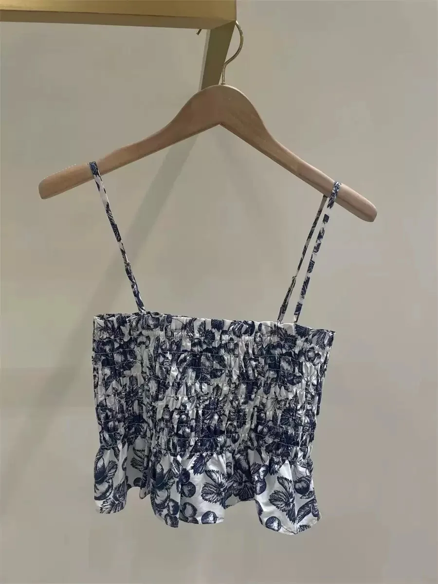 

Loose Fit Long Sve Cerc Print irt And f Skirt Set French Sle Cotton Casual Women's Faion mid Waist A-Line Skirt