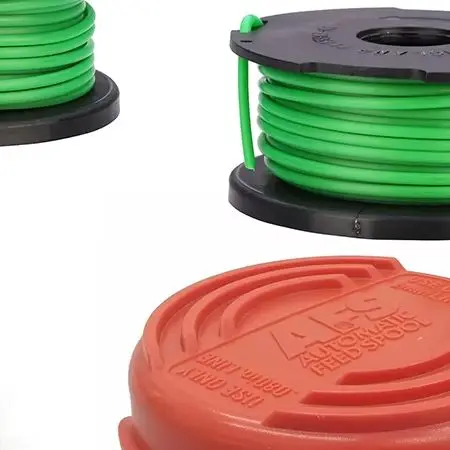 Reliable and 3 Pack Trimmer Spool Line + Cap For GL7033 GL8033 GL9035 Long for service Life Reliable and 3 Pack