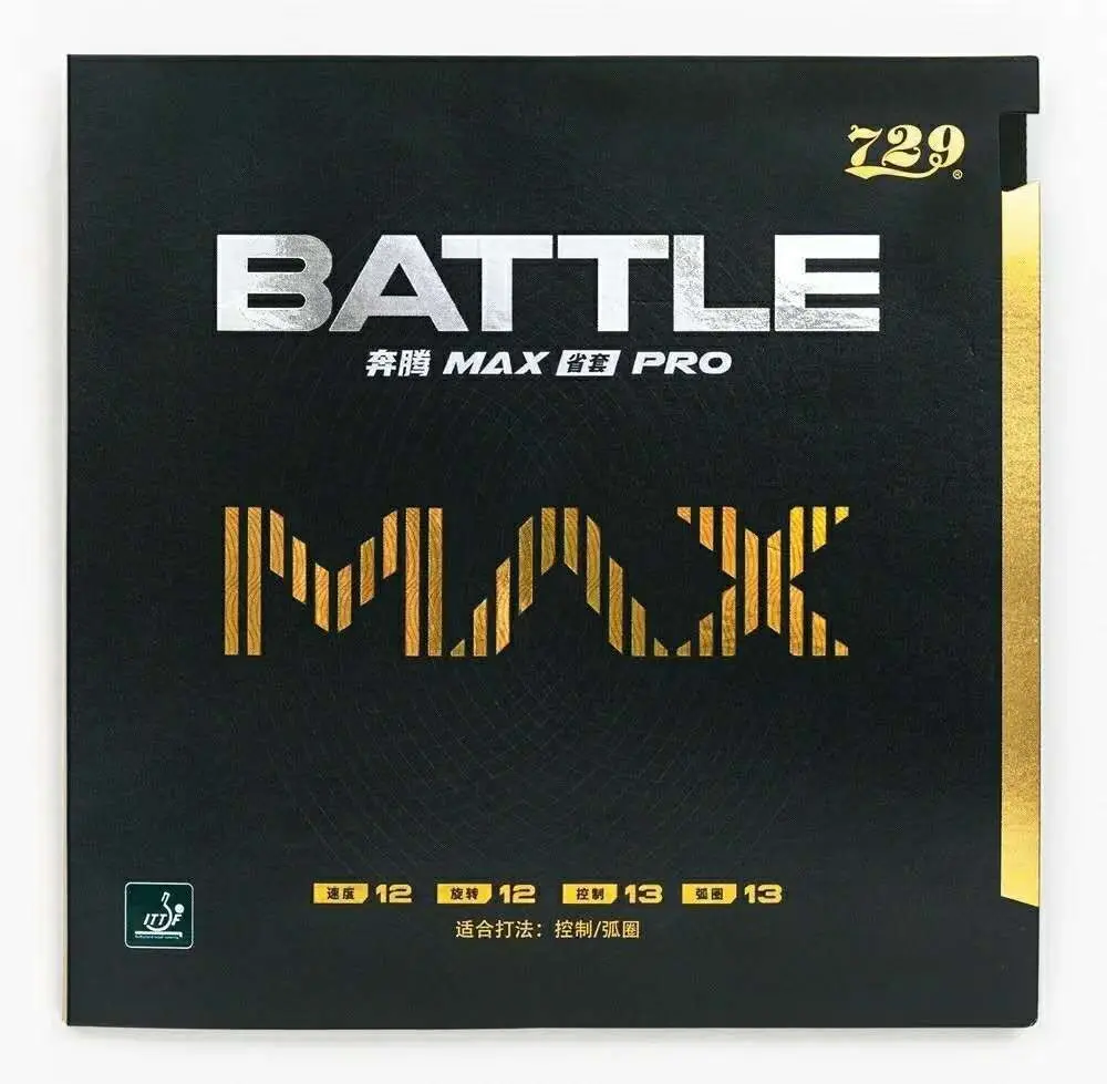 

Профессиональная накладка для настольного тенниса 729 Battle 2 Battle Max Pro Sticky Surface, накладка для пинг-понга с хорошим вращением и тонким контролем