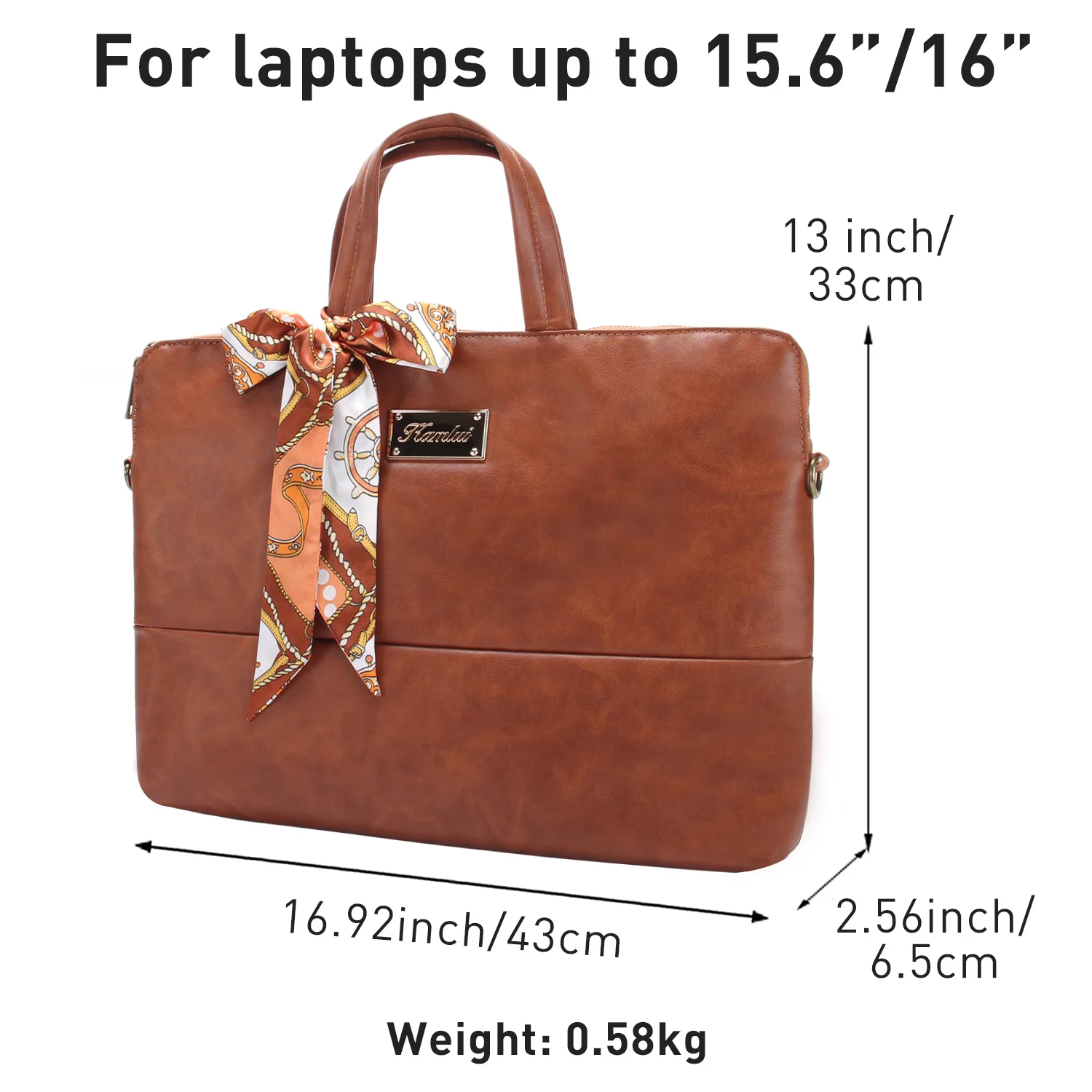 Large capacity computer bag, shockproof, high-end business briefcase