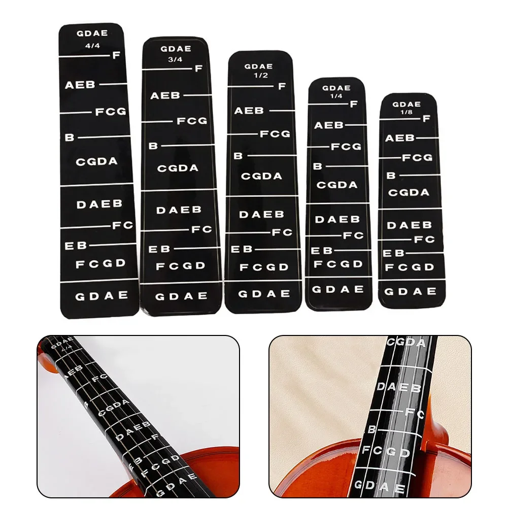 Violin Fingerboard Sticker Intonation Learning Sticker Stickers Violin 1/8-4/4 Beginners Fingerboard Brand New