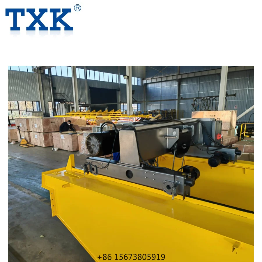 TXK 50 Ton European Electric Wire Rope Hoist Construction Lift Hoist Electric Cable Hoist with Remote Controller