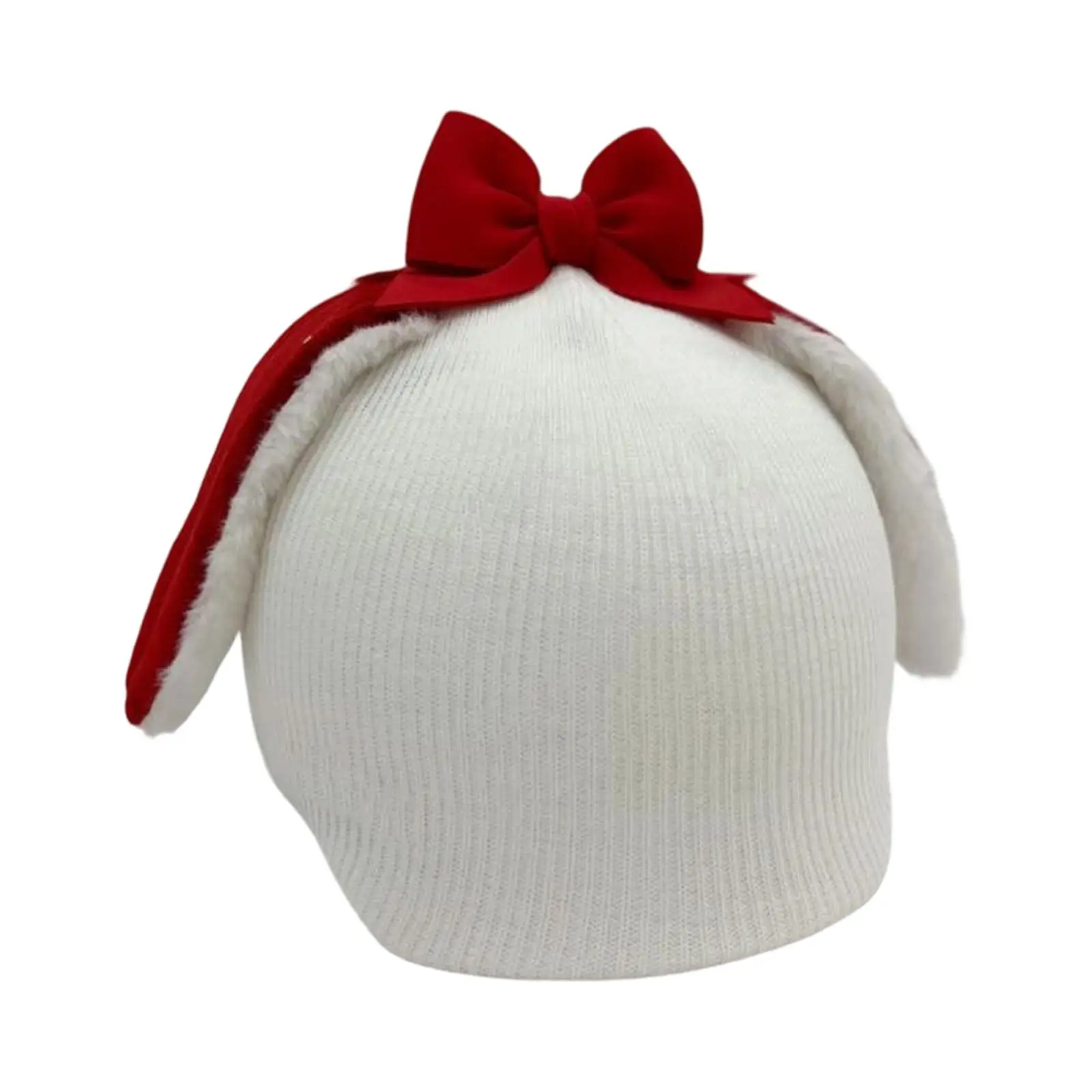 Rabbit Ear Snow Ski Helmet Cover Knitted, Cute Snowboarding Skiing Accessory Snowboard Helmet Cover for Kids Adults