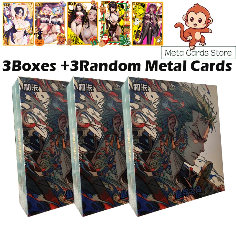 

HEKA One Piece Card Hobby Anime Collectible Card Zoro Luffy Nami Sanji Robin Doujin CCG Rare Card Booster Box Kid Toy Gifts