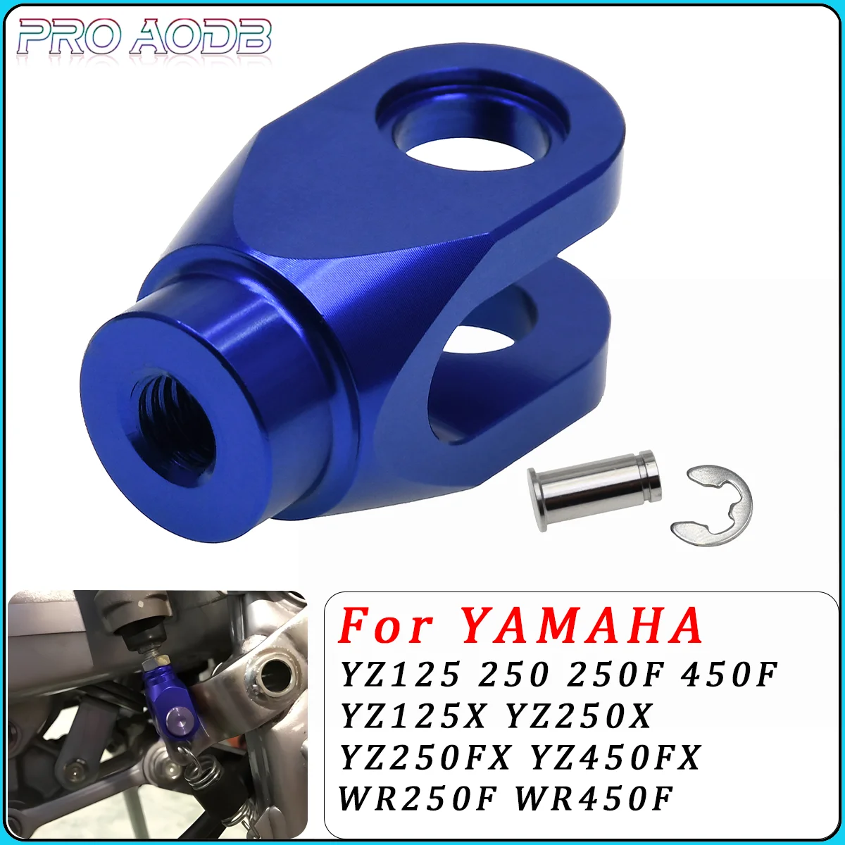 

Motorcycle CNC Rear Brake Clevis For Yamaha YZ125 YZ250 YZ250F YZ450F YZ125X YZ250X YZ250FX YZ450FX WR250F WR450F 2003-2020 2021