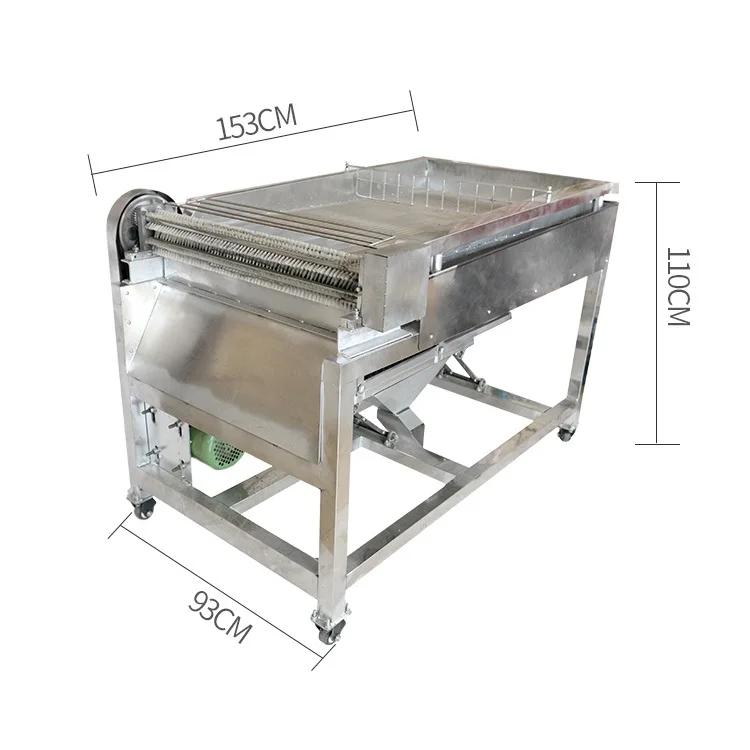 Edamame Beschietingsmachine Hoog rendement Groene Bonen Schilmachine Automatische Soja Bonen Edamame Sheller