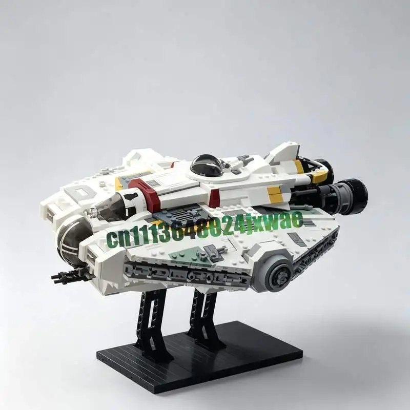 1773PCS Ghost Phantom Space Ship Model Custom Puzzle Building Blocks DIY Creative Assembly Educational Toy Display Popular Gift