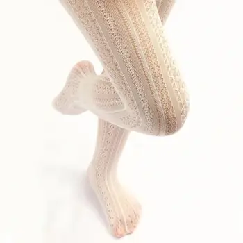 秋季女士蘿麗塔蕾絲褲襪鏤空白色女式褲襪紋身圖案 10 最佳銷售 紋身緊身褲 - №3