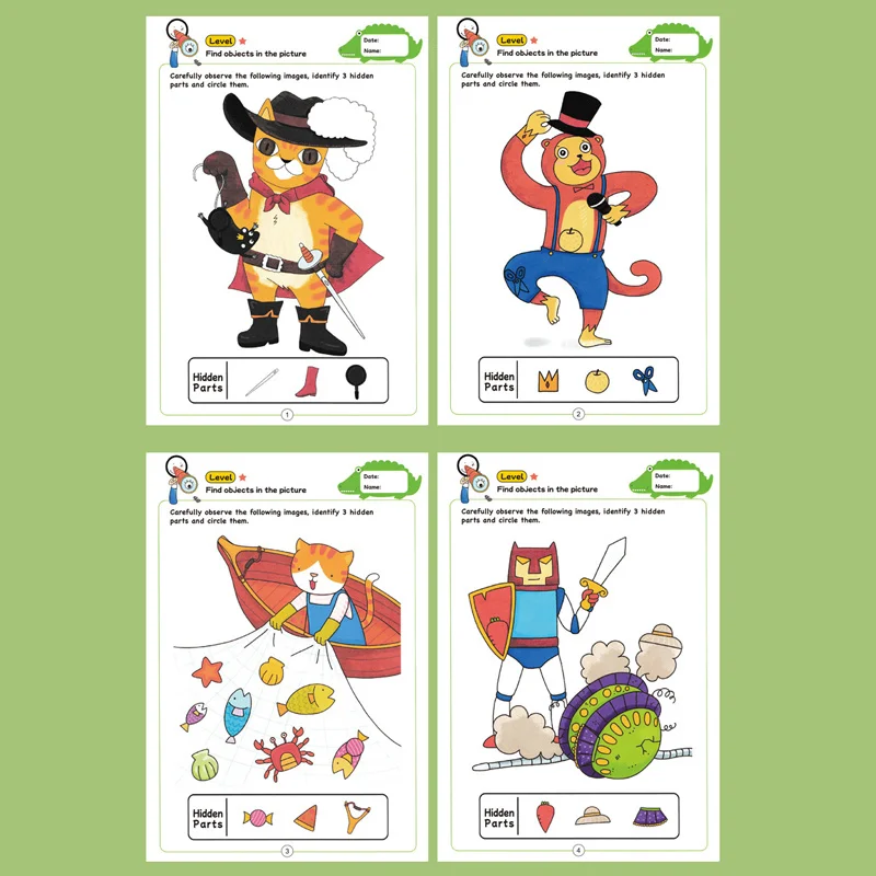 Find The Same Item Game, Interactive Activity Book, Fun Item Search Game, Children's Fun Find A Game Book, Find Hidden Items