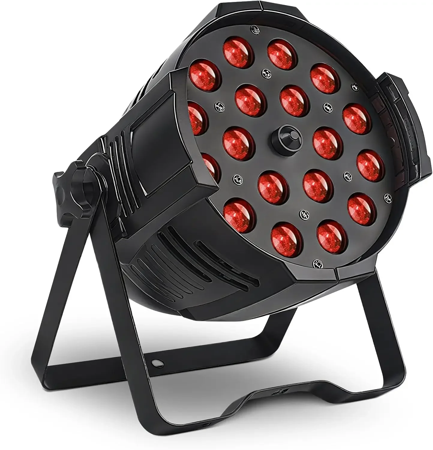 

Светодиодные PAR-прожекторы SHEHDS 18x18W с зумом (14-45 градусов)/эффектом Wash/Strobe, сценический свет RGBWAP 6IN1, Uplights DMX512, звукоактивируемый, RDM F