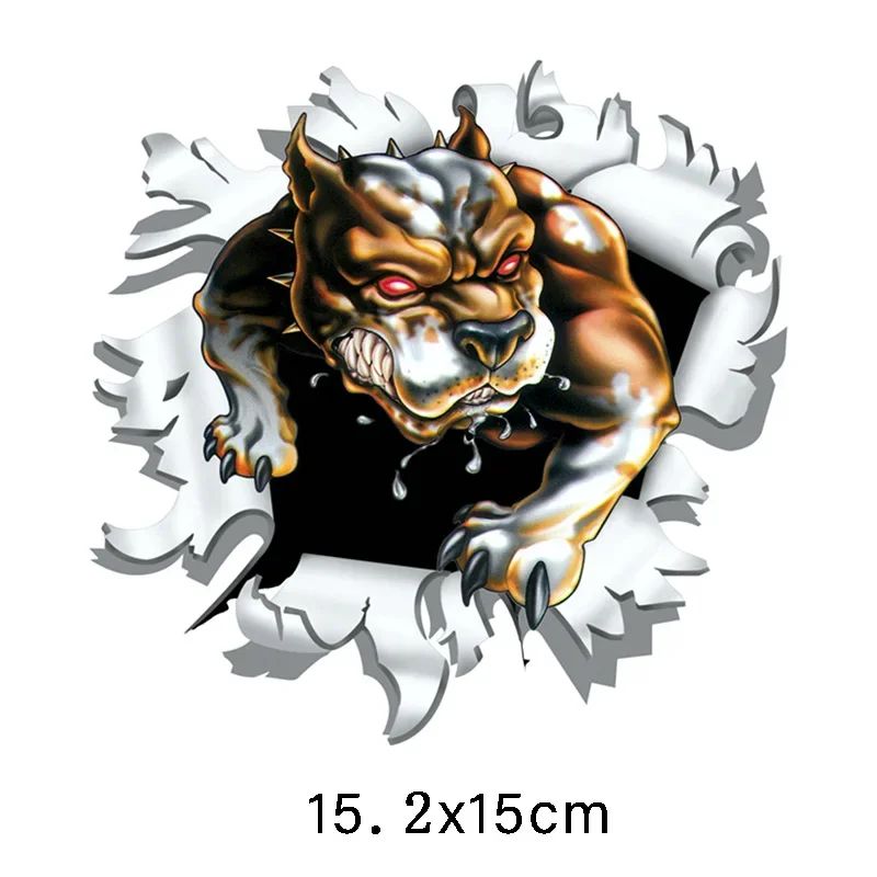 

Car Sticker Cat Tiger In The Bullet Hole Colorful Funny Styling Automobiles Exterior Accessories Decals PVC,17cm*15cm