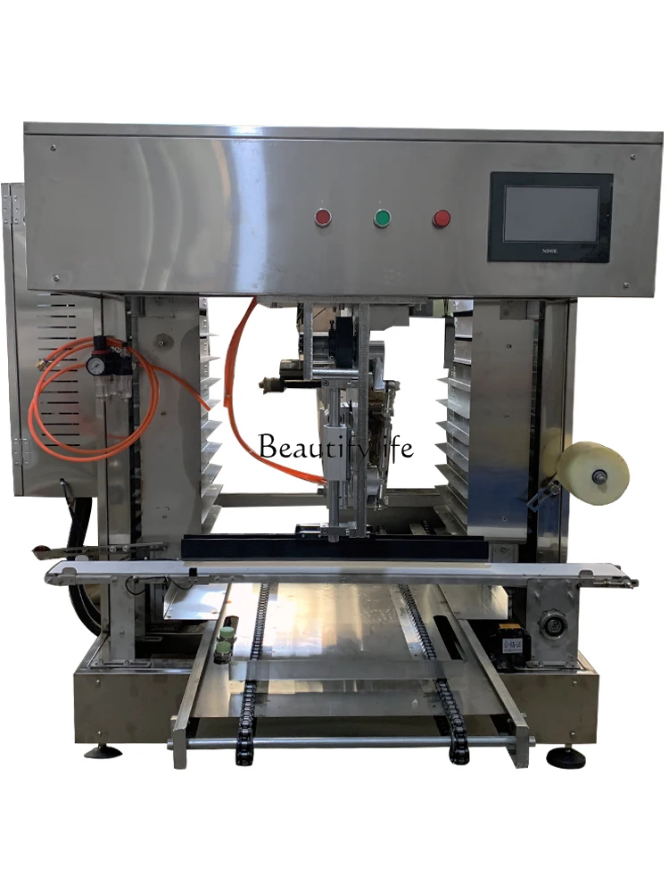 1Commercial fully automatic square and round steamed bread and noodles forming and arranging machine