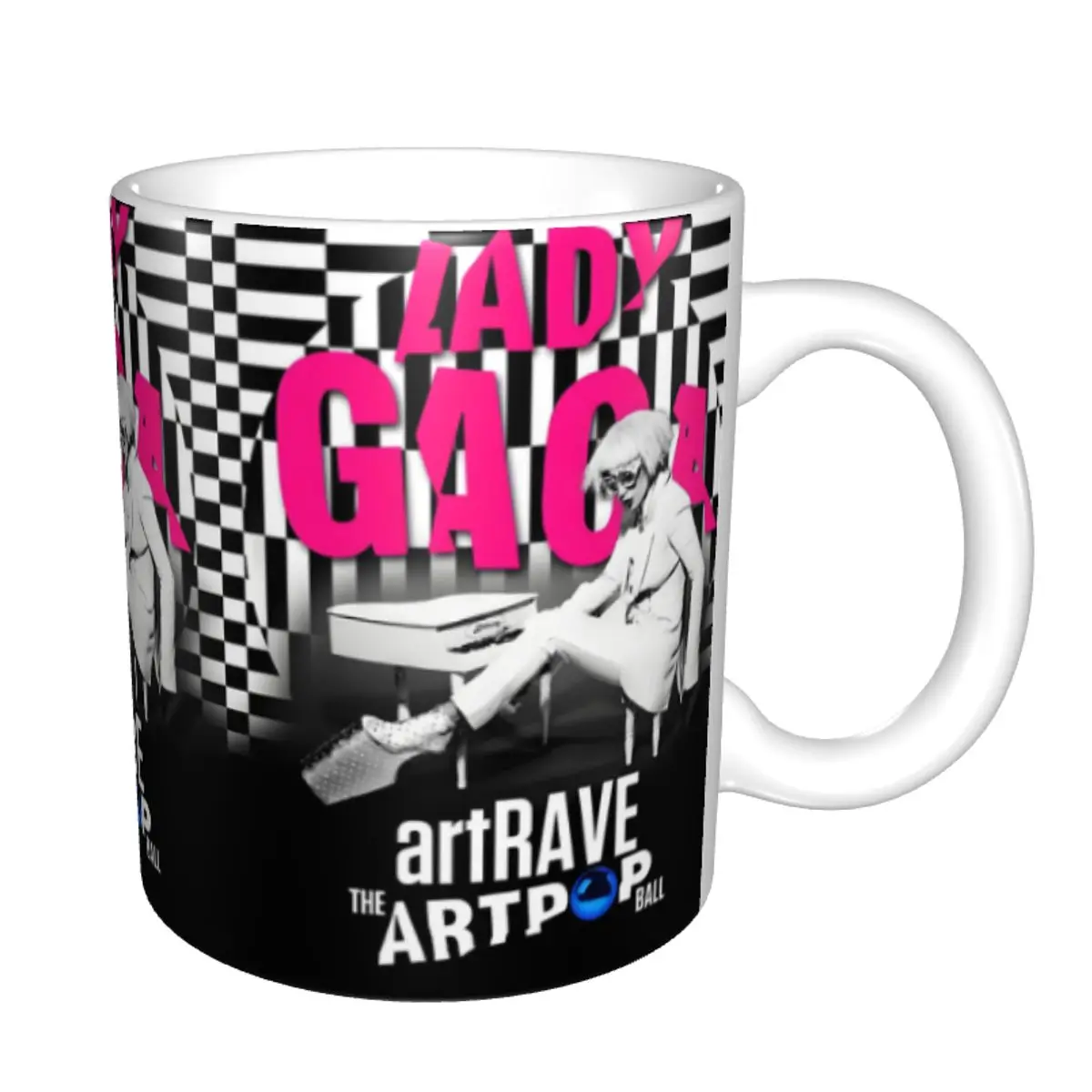 Custom Lady Star Gaga Mayhem Coffee Mugs DIY Album Music Ceramic Milk Tea Mug Cup