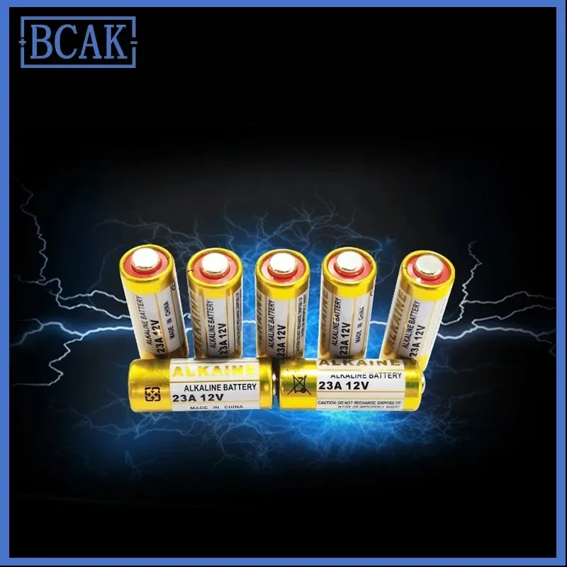 10PCS 12V BCAK แบตเตอรี่อัลคาไลน์ A23 23A 23GA A23S E23A EL12 MN21 MS21 V23GA L1028 GP23A LRV08 รีโมทคอนโทรล Doorbell Dry Cell