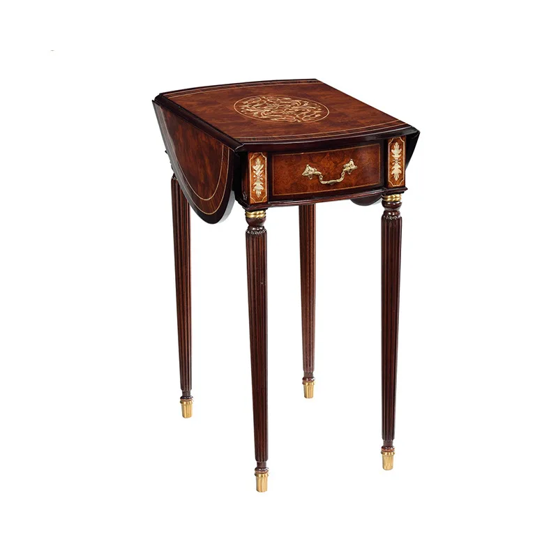

Foldable corner few English flower few villa shell inlaid with high edge few furniture