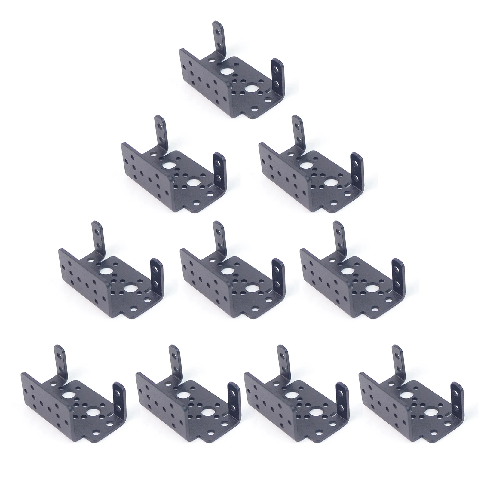 Multi Servo Bracket for MG995 MG996R Universal Aluminum Multifunction Servo Bracket Robot Steering Gear Bracket 1/2/4/10PCS