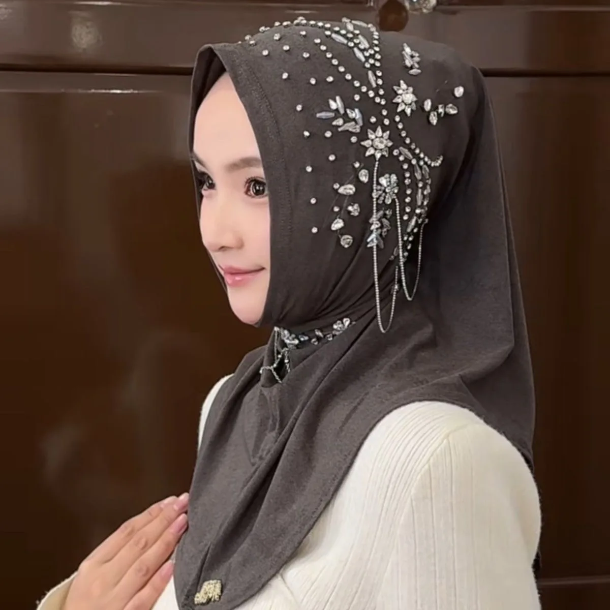 

2026 Luxury Easy To Wear Arabic Muslim Shawls Hijab