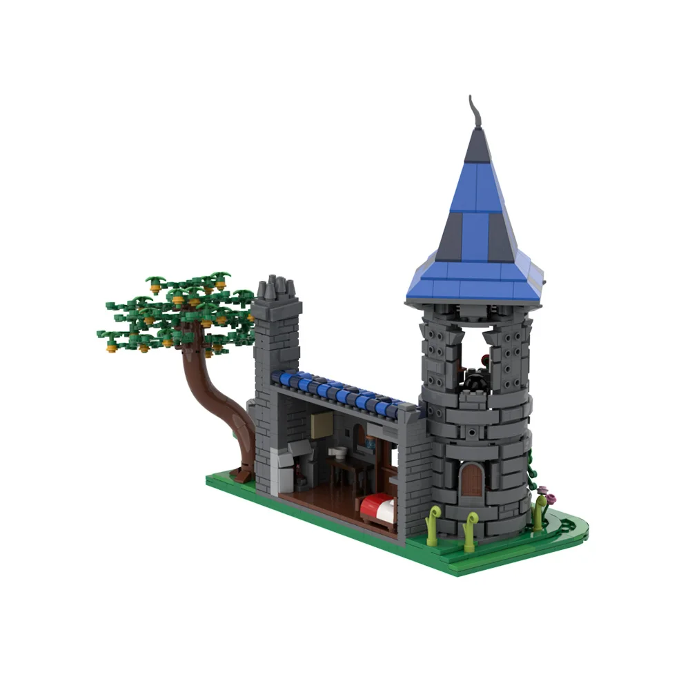 Magic Wizard Home Building Blocks Set, Tower House Castelo, Wizard Home, Castelo Brinquedos educativos, Novos presentes MOC