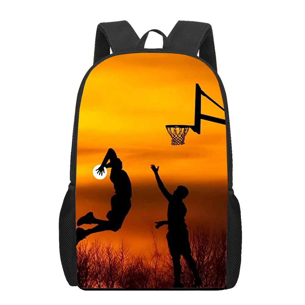 

Basketball Print School Bags For Girls Boys Print Kids Backpacks Women Student Book Bag Children Shoulder Bag Beautiful Backpack