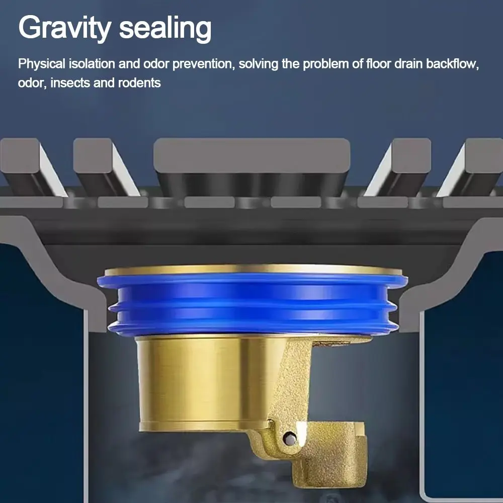 Durable Backflow Preventer Shower Floor Drain Dectable Anti-odor Sink Strainer Universal Drain Filter Plug Bathroom Supplies