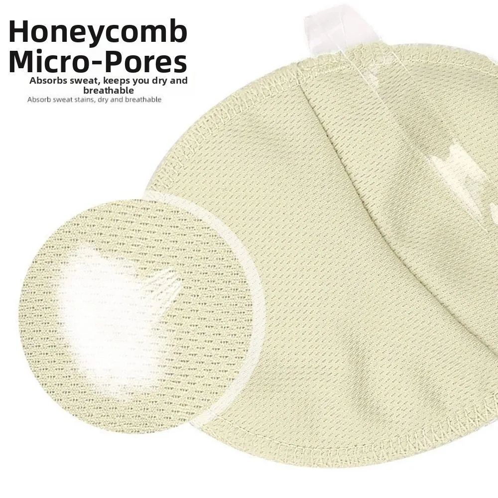 with Shoulder Strap Underarm Sweat Pads Breathable Polyester Armpit Absorbing Guards Reusable Adjustable