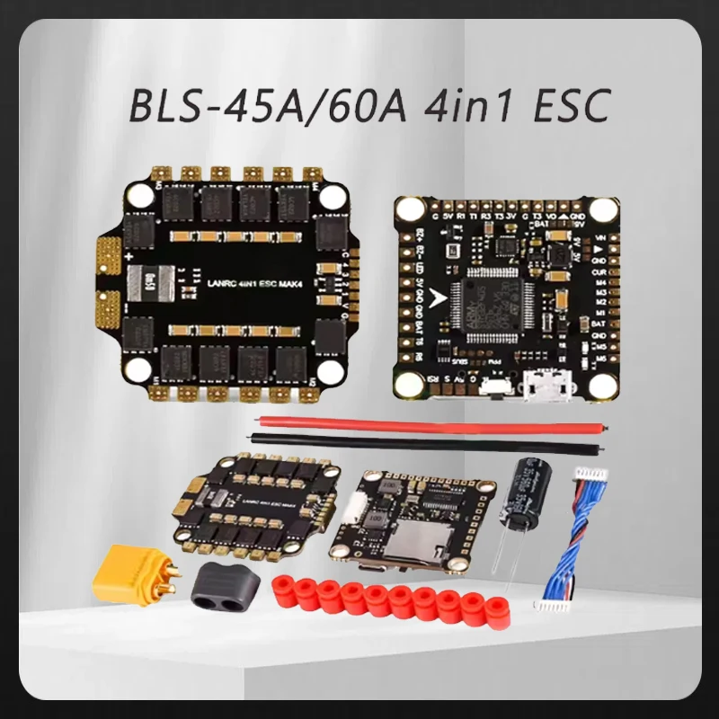 F405 Flight Controller / F4 V3S Plus FC + 60A 4in1 BLheli_S ESC Stacks 30.5*30.5mm For RC FPV Racer Drone