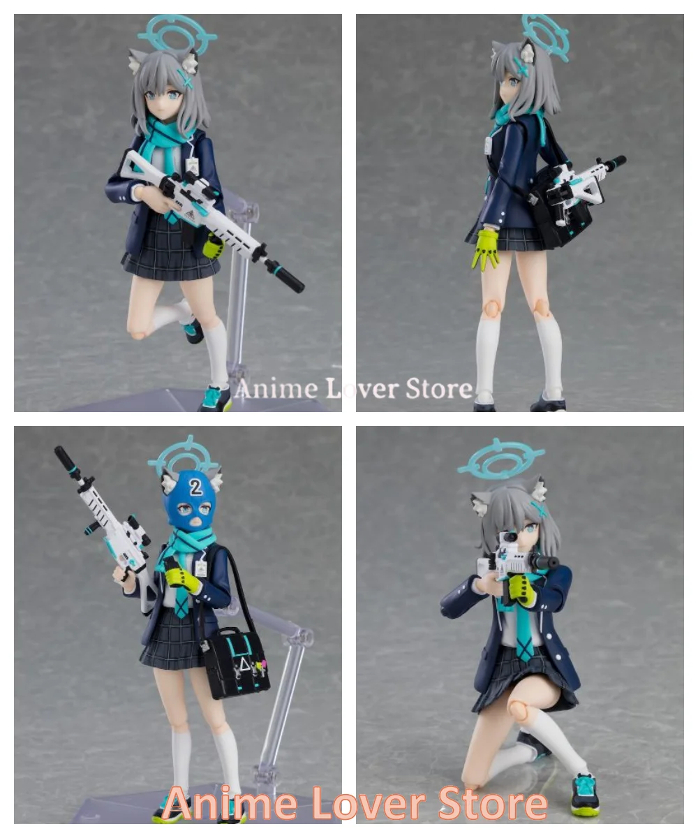 Original Good Smile Max Factory Figma Blue Archive Shiroko Kyoyama Kazusa HayaseYuuka Anime Action Figure Toys Collectible Model