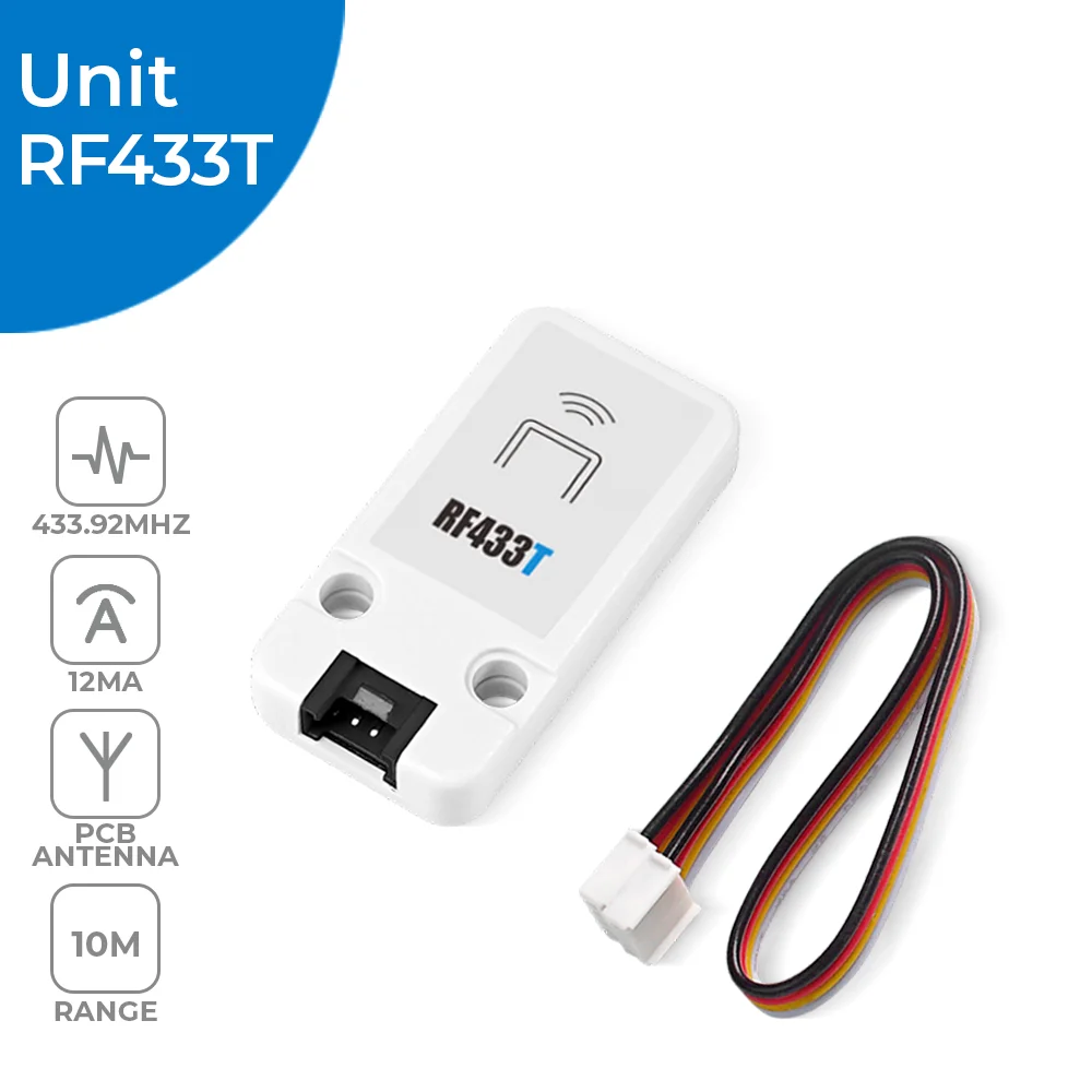 Transmisor oficial de unidad RF M5Stack de 433 MHz (SYN115)