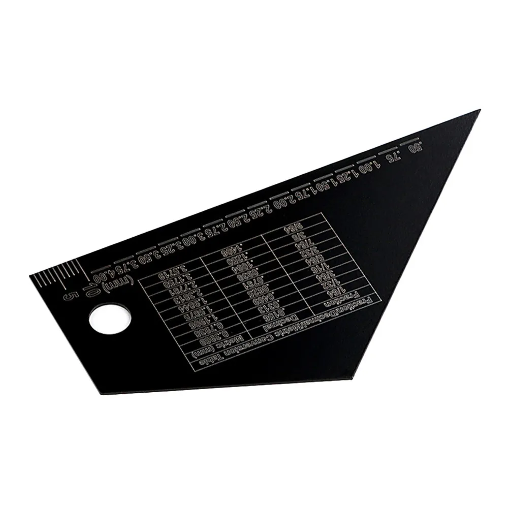 Electric Guitar String Action Ruler Gauge Measuring Tool Fret Rocker Guitar String Height Gauge for Accurate Setup and Repair