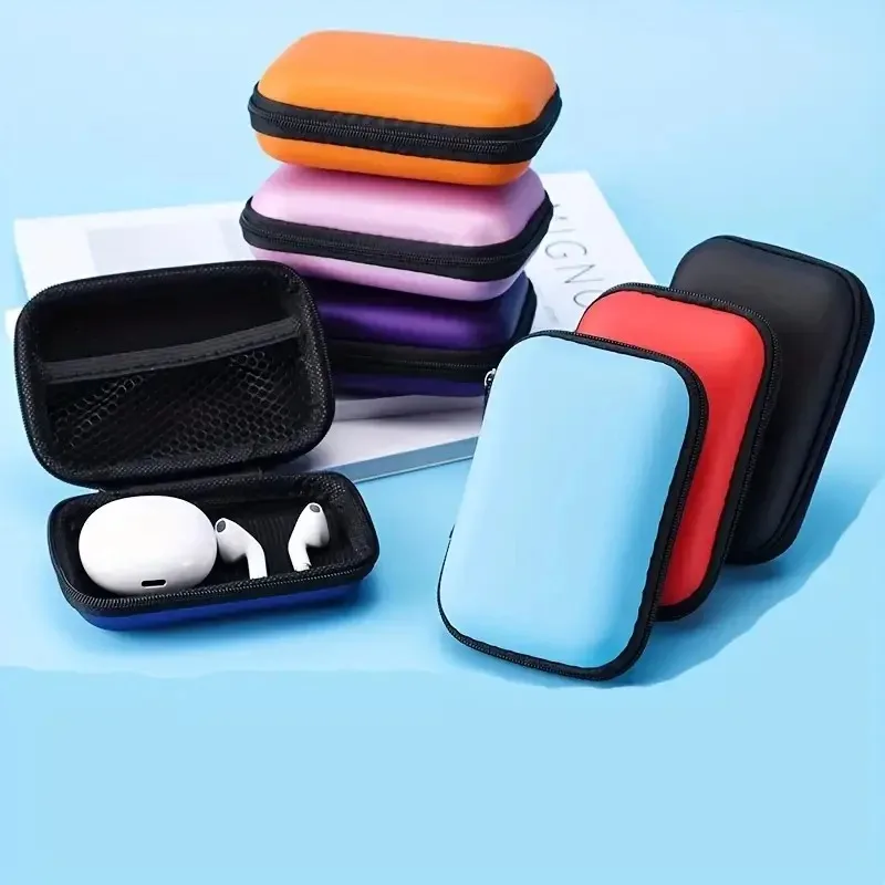 Multi-functional Zipper Pouch for USB Cable & U Disk - Protective Storage Organizer, Mini Hard Drive, Foldable Travel Bag
