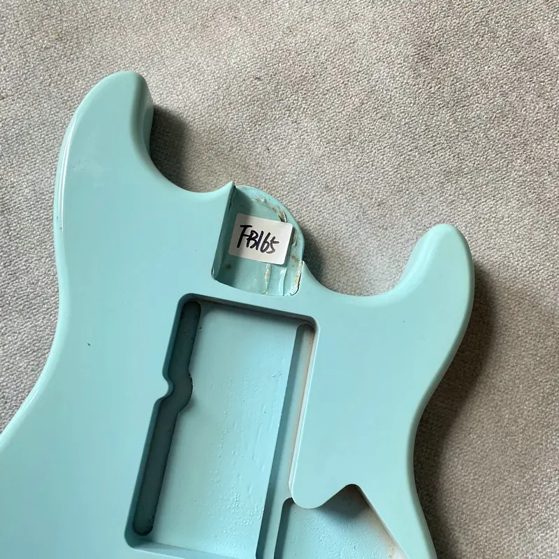 FB165  Sky Bule Color Strato Electric Guitar Body in Solid Wood for ST Guitar Replace Two Points Fixed Tremolo Custom pickups