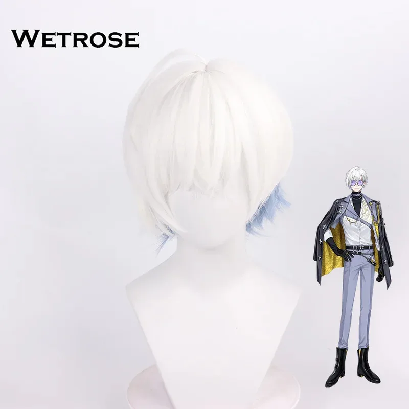 【Wetrose】 니지산지 EN 카엘릭스 데보네어 코스프레 가발 헤어 풀 세트 가발 할로윈 크리스마스