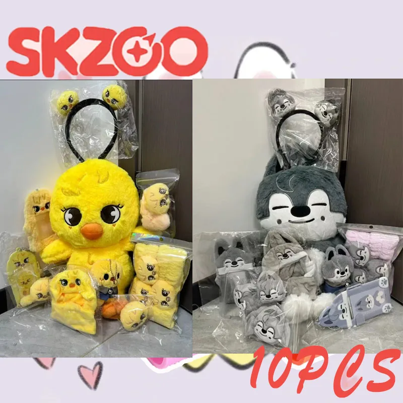 

SKZOO K-pop 50 см плюшевая игрушка Wolfchan, милая мультяшная мягкая игрушка-кукла, большая плюшевая подушка для сна для детей и младенцев, подарок 2026