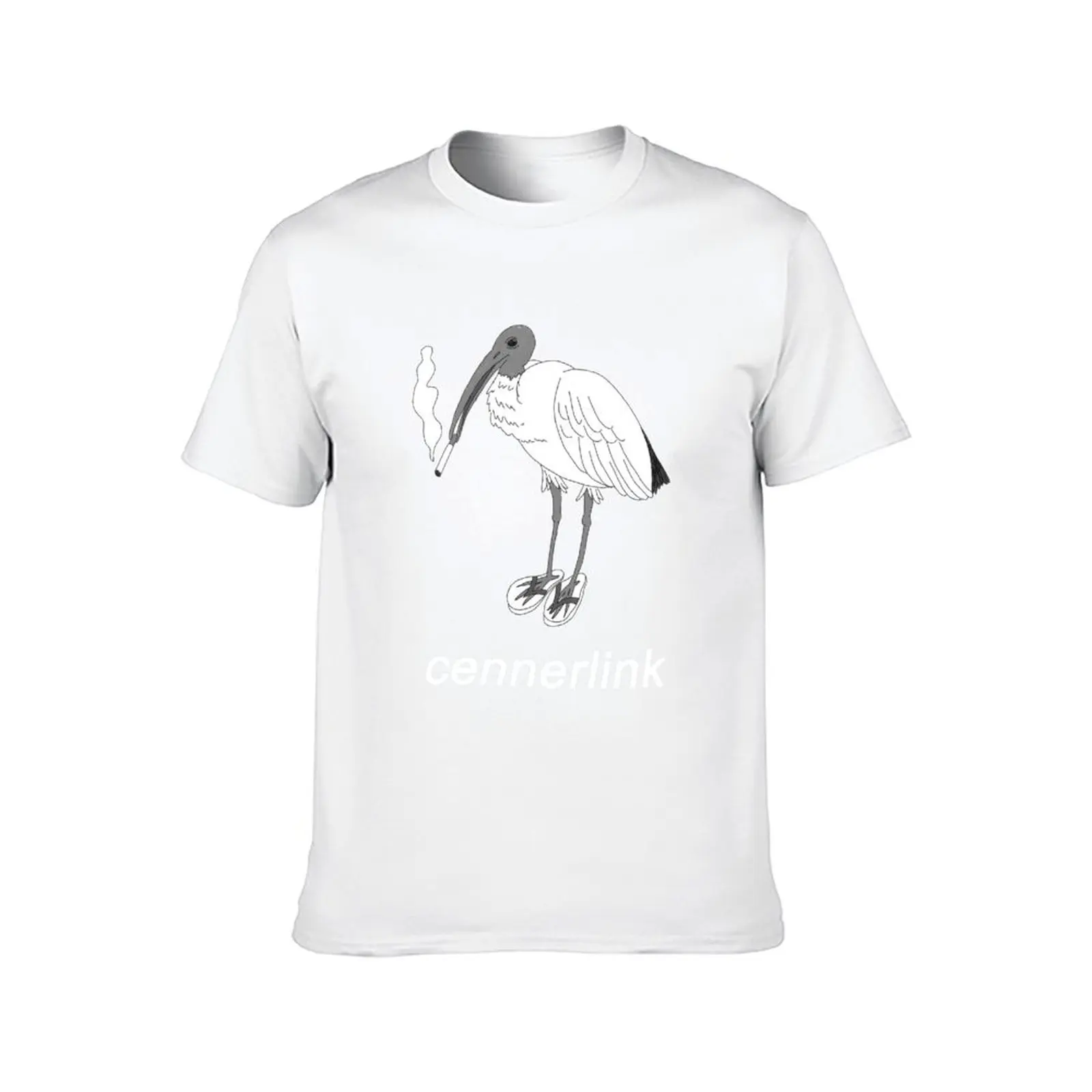 تي شيرت Cennerlink Ibis (باللون الأسود) تي شيرت قطن 100% تي شيرت رجالي فاخر