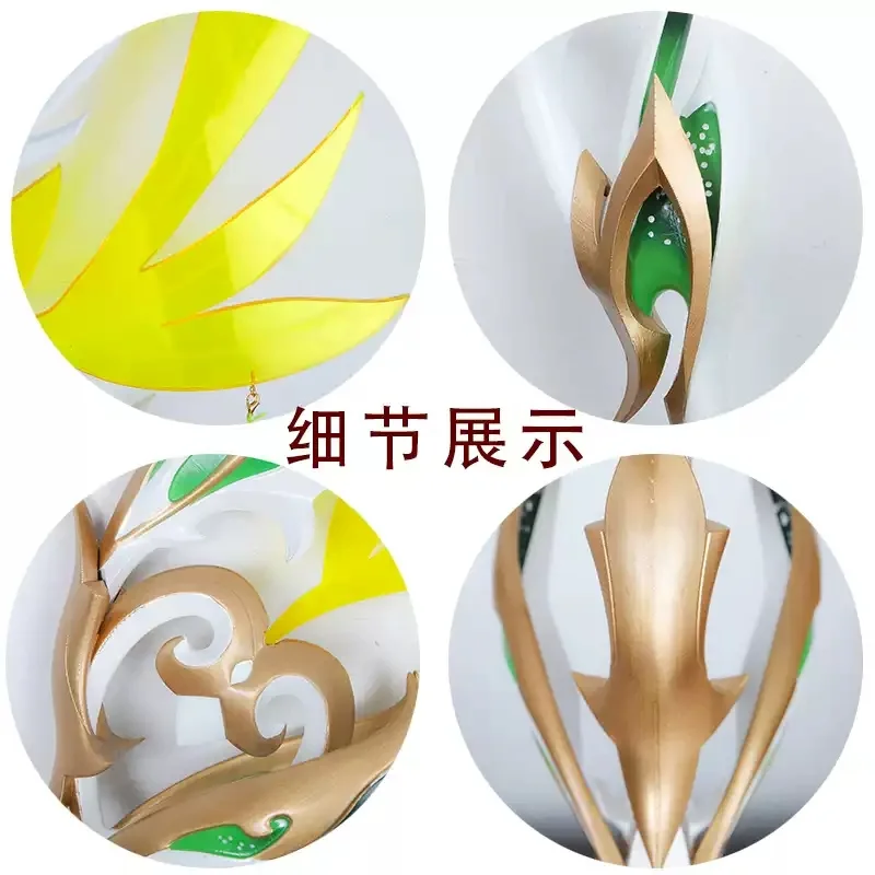 GENSHIIN IMPACT Tighnari Cosplay Arco Prop Accessorio Anime Percorso del cacciatore Arco da costruzione 110 cm Prop Regalo di Halloween