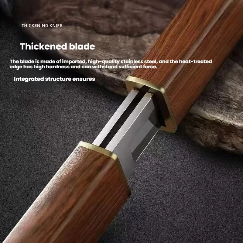 New 2-in-1 High-end Double Edge Knife-Multi-Functional Fruit Knife Steel Ultra Sharp Portable Small Knife for Fruit&Cooking