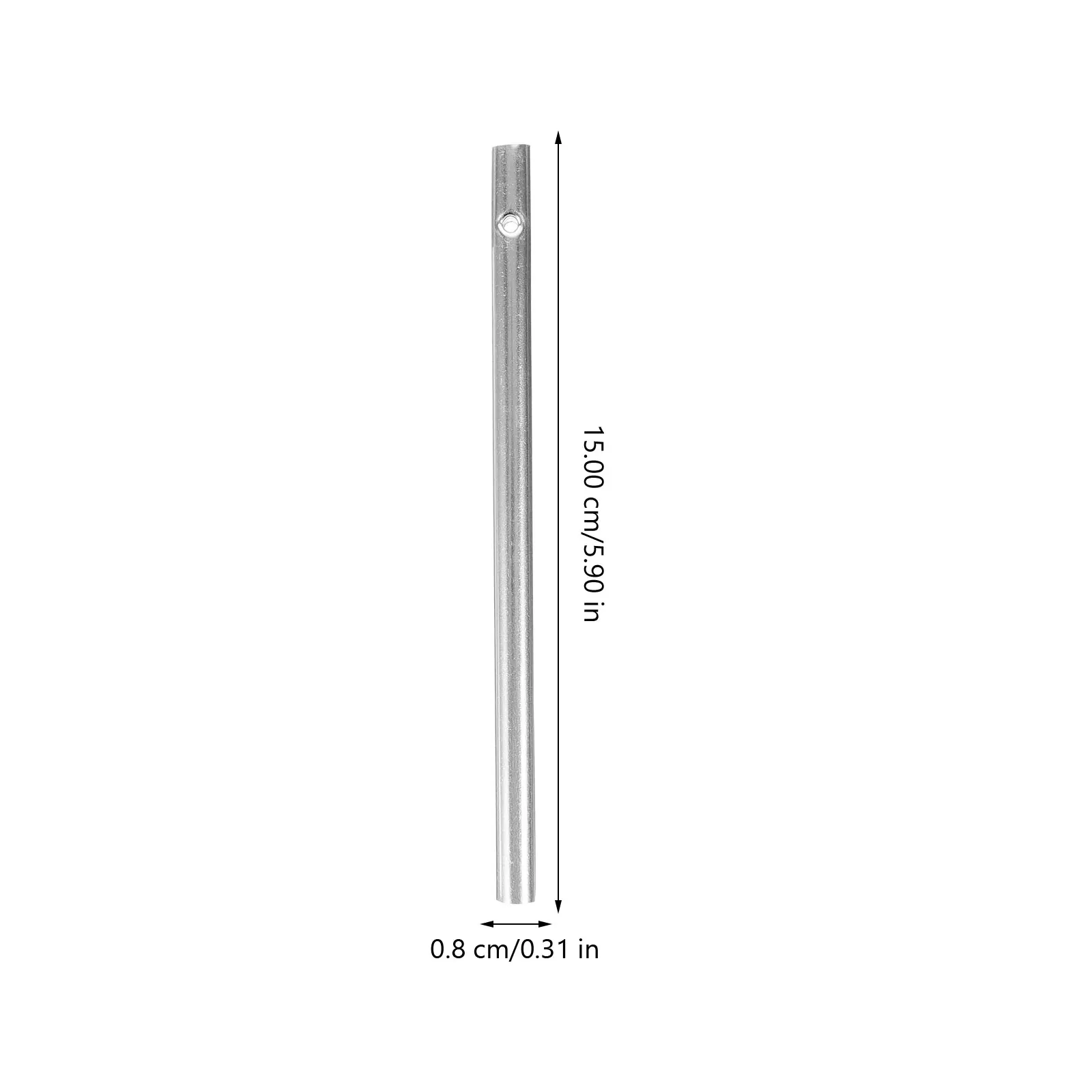 

12 Pcs Wind Chime Tubes 8MM Diameter 10cm 13cm 15cm Sizes Metal Pipes for DIY Crafts Projects Kindergarten Activities