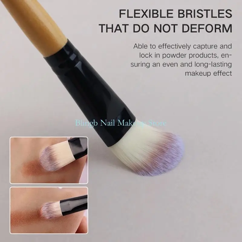 28TAプロフェッショナルメイクアップブラシセット液体基礎とコンシーラーブレンディング用の2つのダブルヘッドナイロンメイクアップツールのセット