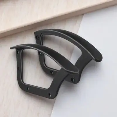 2 Peças de Anéis de Apoio de Braço para Cadeira de Escritório, Ajuste Universal, Substituição de Apoio de Braço de Plástico, Suporte Ergonômico para T