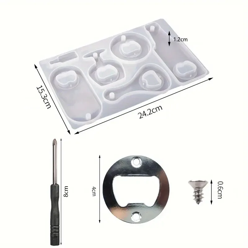 DIY Beer Bottle Opener Resin Liquid Mold Set