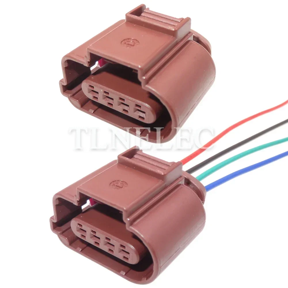 4 Pin Way Auto Wire Harness Socket with Wires Car Pressure Oxygen Sensor Connectors For VW Audi 8K0973704A 8K0 973 704A