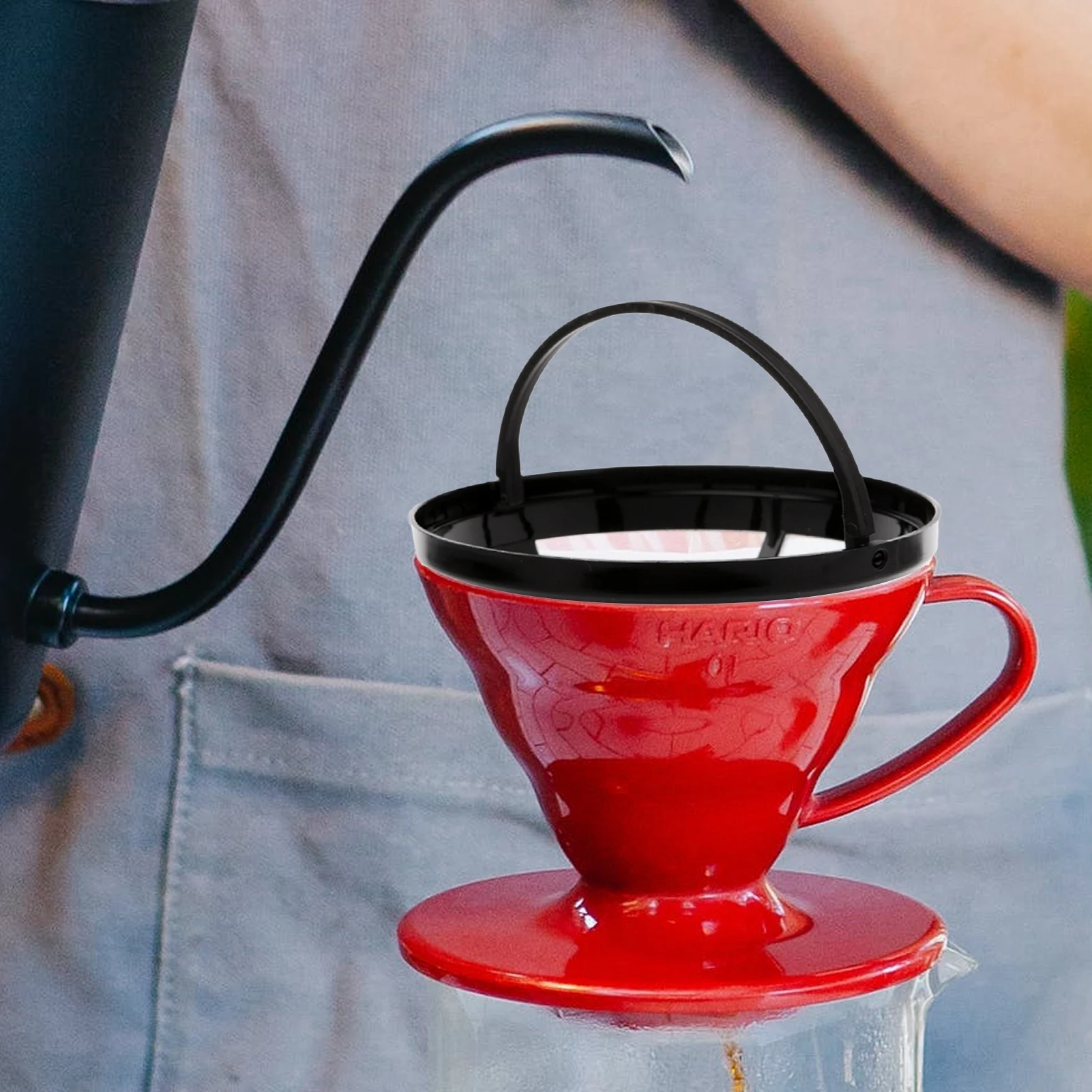 Kitchen Gadget Coffee Machine Strainer Mesh Brewer Tool Coffee Filter Coffee Maker Accessories Refillable Basket Cup Style