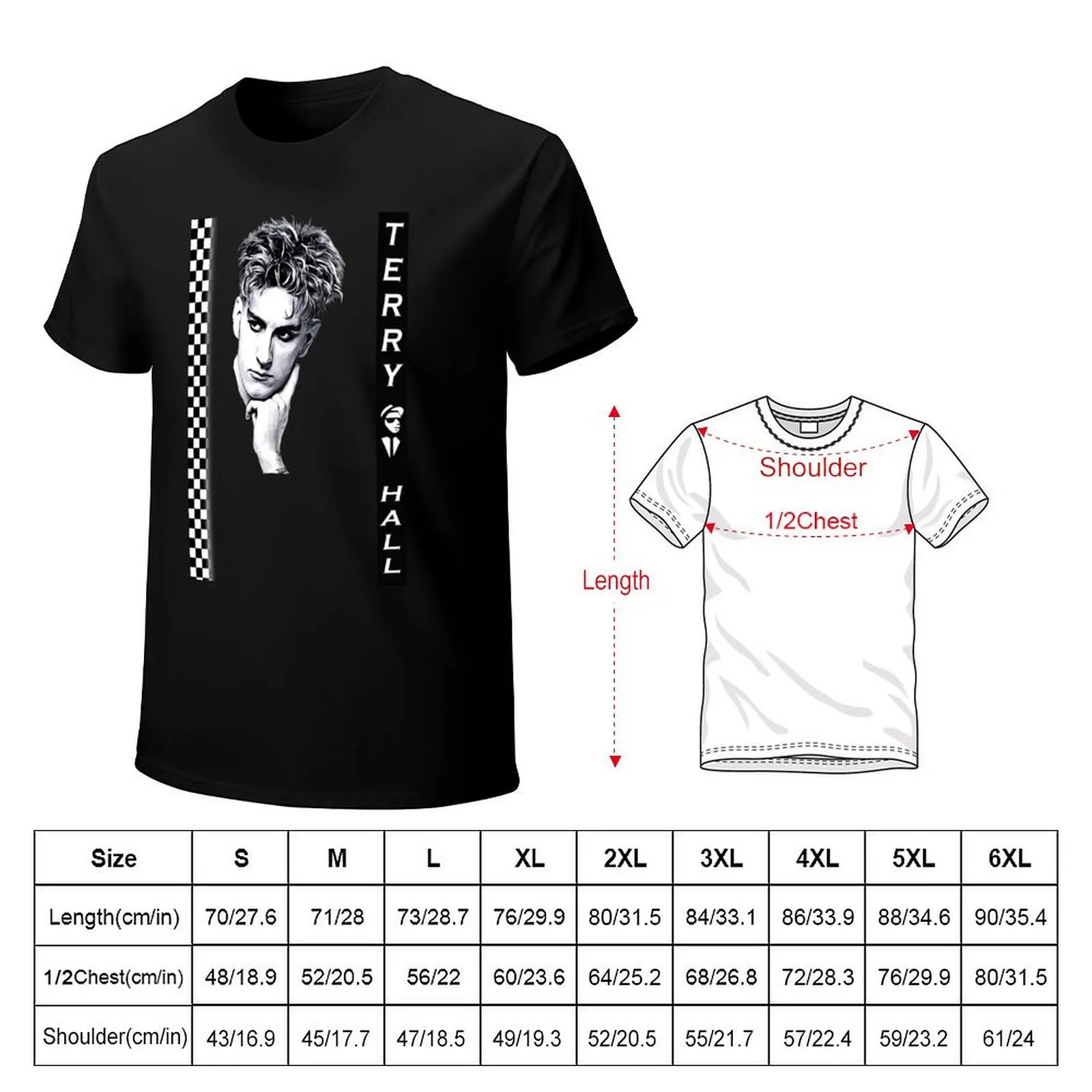 Terry Hall Handsome T-Shirt Soft Lightweight Cotton T-Shirt