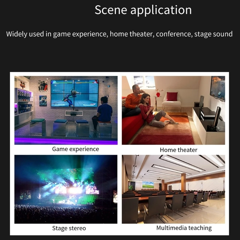 عالية الدقة 4K60Hz HDTV المتوافقة مع محول الفاصل السمعي لمكبرات الصوت